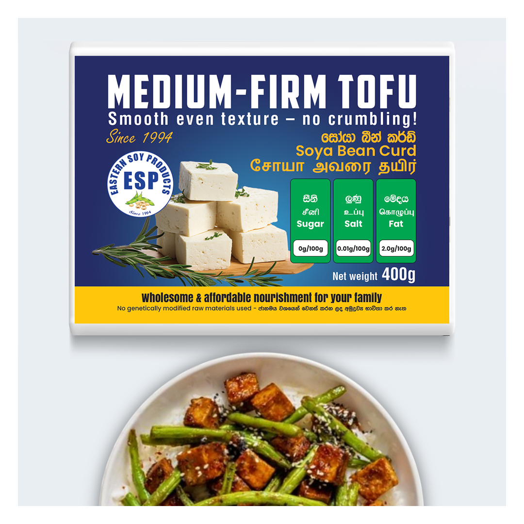 400g Medium Firm Tofu